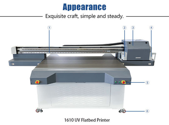 1200x2500mm UV LEDフラットベッドプリンター 50mm-100mm マックスプリント USB 3.0 インターフェース