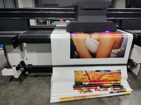 高解像度 CMYK 多彩型ロール・トゥ・ロールプリンター