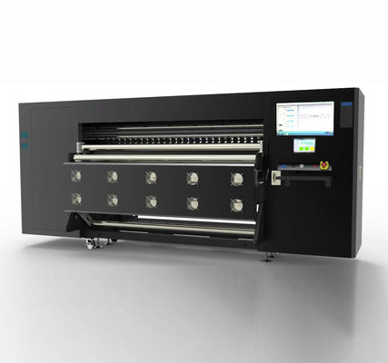 270m2 / Hour Maximum Printing Speed Digital Textile Printer Equipped With PLC Ink Supply System
