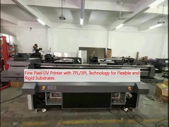 柔軟性や硬性のある基板のための7PL/3PL技術を持つ微小ピクセルUVプリンター
